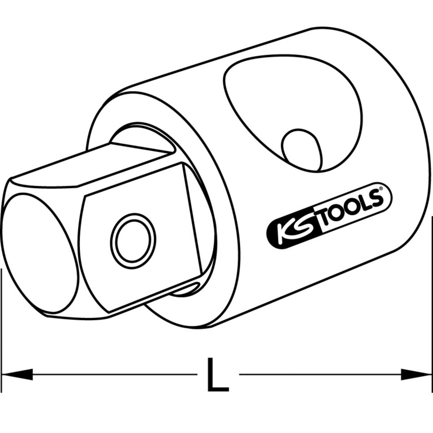 картинка Ползун/уменьшающий адаптер CHROMEplus 3/8", 1/2"F x 3/8"M подвеска от магазина "Элит-инструмент"