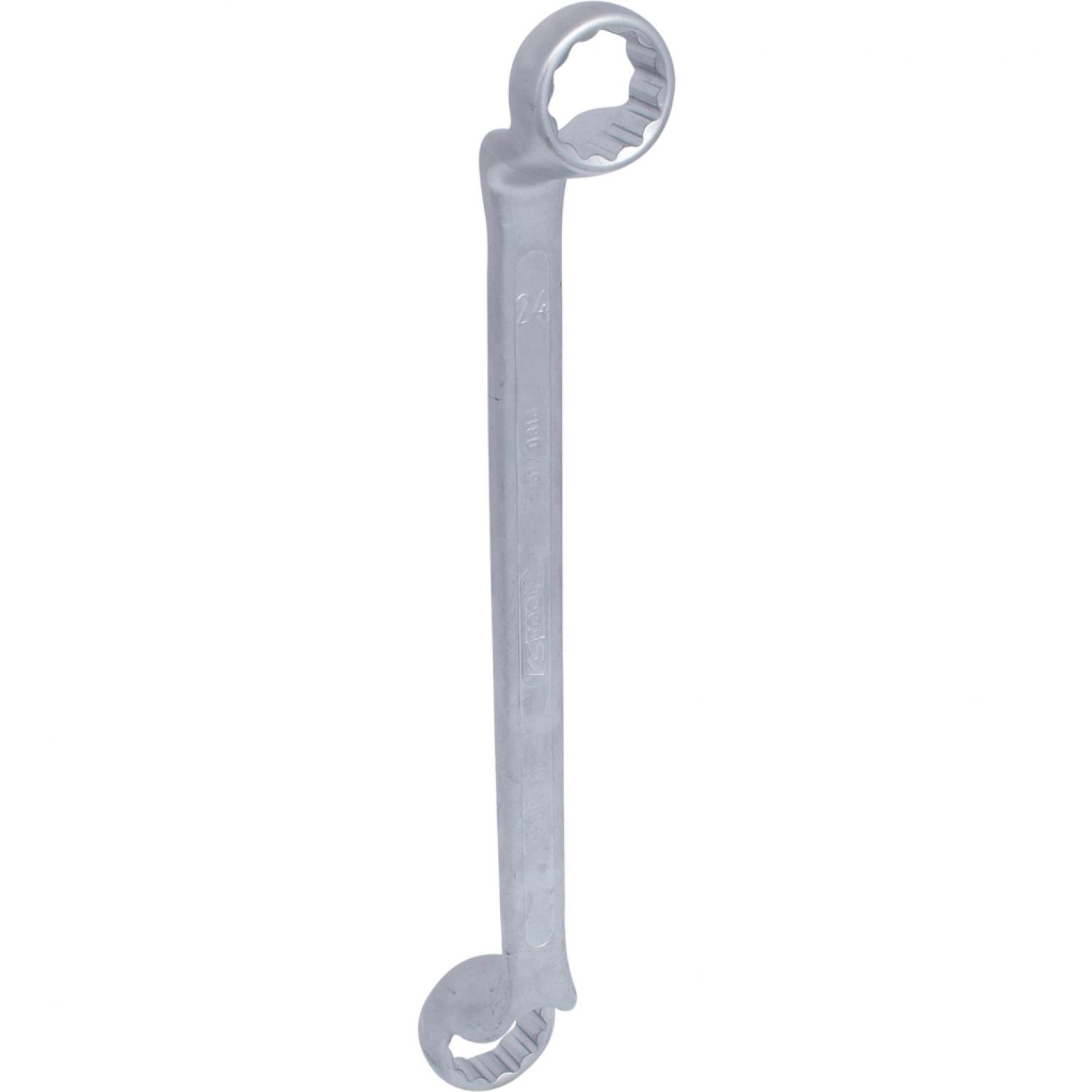 картинка Двусторонний накидной ключ, изогнутый, 85x90 мм от магазина "Элит-инструмент"